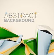 Geometric shapes in the air Vector abstract background N456