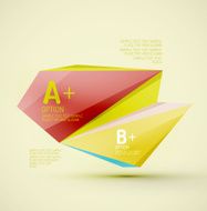 Geometric shapes in the air Vector abstract background N457