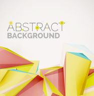 Geometric shapes in the air Vector abstract background N458
