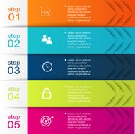 Vector colorful info graphics for your business presentations N311