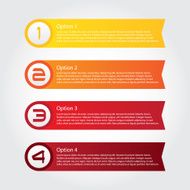 Options - vector banner N3