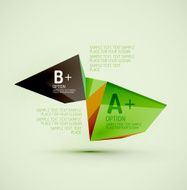 Geometric shapes in the air Vector abstract background N462