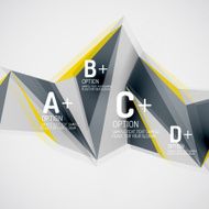 Geometric shapes in the air Vector abstract background N465