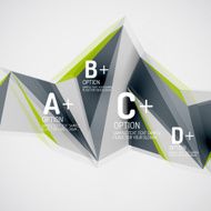 Geometric shapes in the air Vector abstract background N467