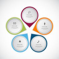 Infographic Templates for Business Vector Illustration N1403