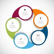 Infographic Templates for Business Vector Illustration N1406