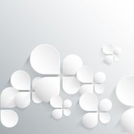 3D creative shapes background