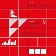 Vector illustration infographic rectangles N2