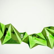 Geometric shapes in the air Vector abstract background N480