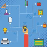 Cellphone Technology Infographic
