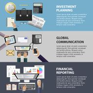 Communication investment and reporting concept