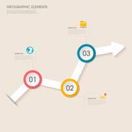 modern vector abstract arrow chart infographic elements N3