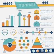 Complete Infographics layout for business