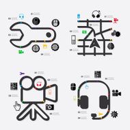 technology infographic N52
