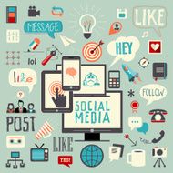 Social Media Sign and Symbols N2