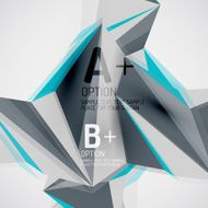 Geometric shapes in the air Vector abstract background N481