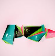 Geometric shapes in the air Vector abstract background N484