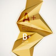 Geometric shapes in the air Vector abstract background N485