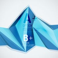 Geometric shapes in the air Vector abstract background N490