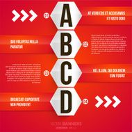 Abstract infografics design N47