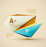 Geometric shapes in the air Vector abstract background N492