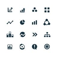diagram icons set N5
