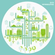 Eco city infographic N8