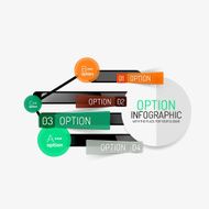 Minimal Line Design Office Web Infographics N76
