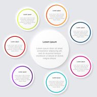 Vector colorful info graphics for your business presentations N316