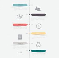 Set of infographics elements in modern flat business style N22