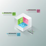 Modern infographics options banner N642