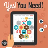 Flat Web Design Template N4