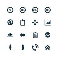 set of analytics research icons N4