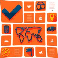navigation flat infographic N49
