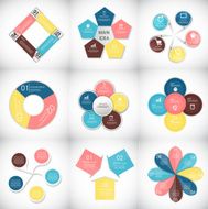 Big Set of Infographic Banner Templates for Your Business Vector N27