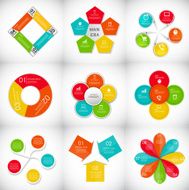 Big Set of Infographic Banner Templates for Your Business Vector N28