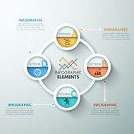 Modern infographics options banner N644