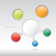 Info Graphic in Bubble Style