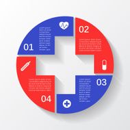 Modern vector template for your medical project N19