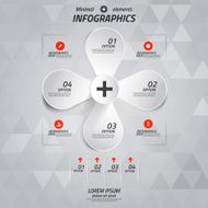 Minimal infographics design Vector N21