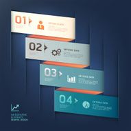 Modern paper Infographics origami banner template N3