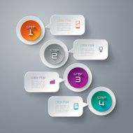 Infographics vector design template N336
