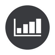 Vector modern gray circle icon N35