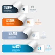Abstract Paper Infographics N9