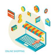 Icons for mobile marketing and online shopping N8