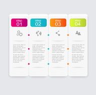 Vector colorful info graphics for your business presentations N323