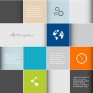 Vector colorful info graphics for your business presentations N324