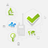 technology sticker infographic N43