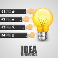 Option hand pointing to the lamp N2
