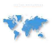 Vector Abstract Earth Map N3